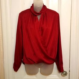 New York & Company, XS, Red with shimmer lines
